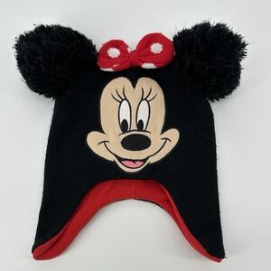 Disney Minnie Mouse Knit Ear Beanie/Hat Kids - One Size Vacation
